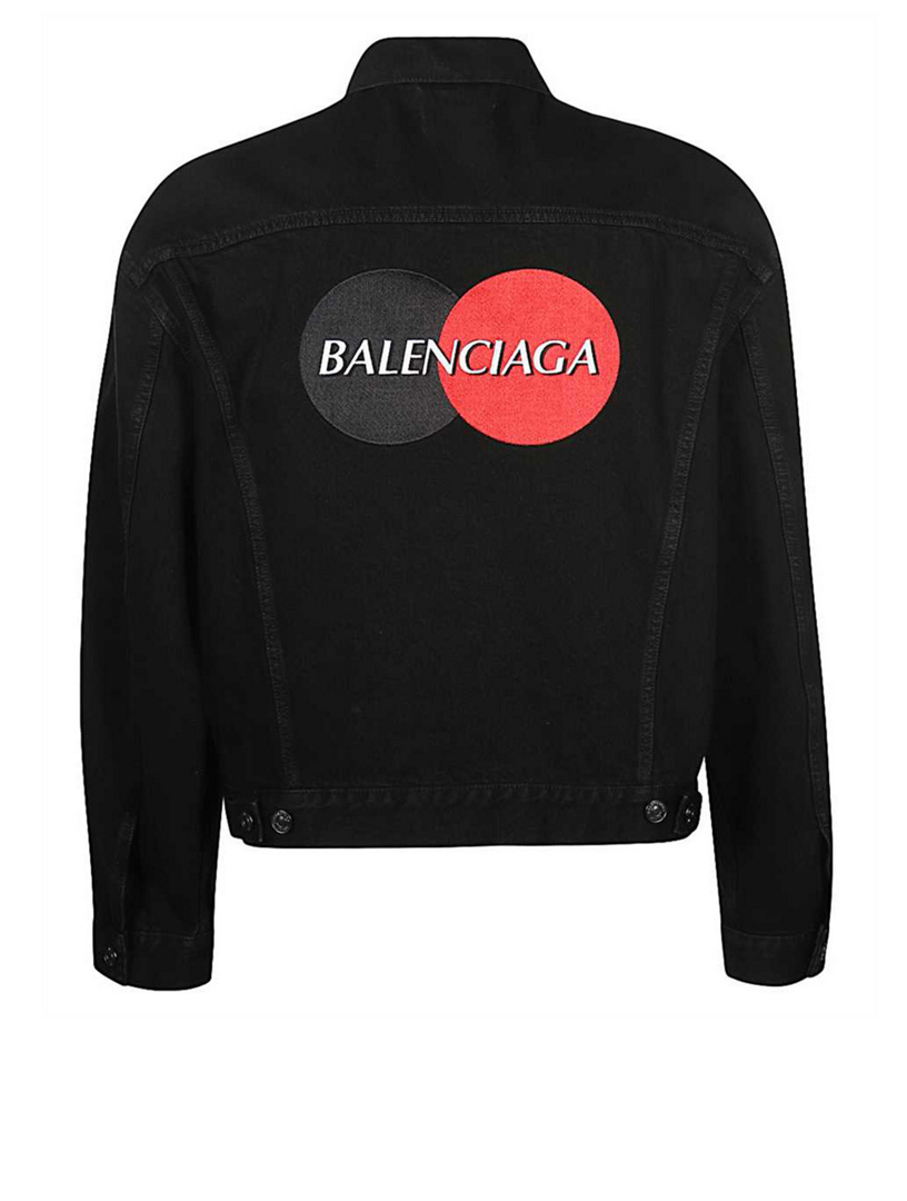 BALENCIAGA Uniform Logo Denim Jacket | Holt Renfrew