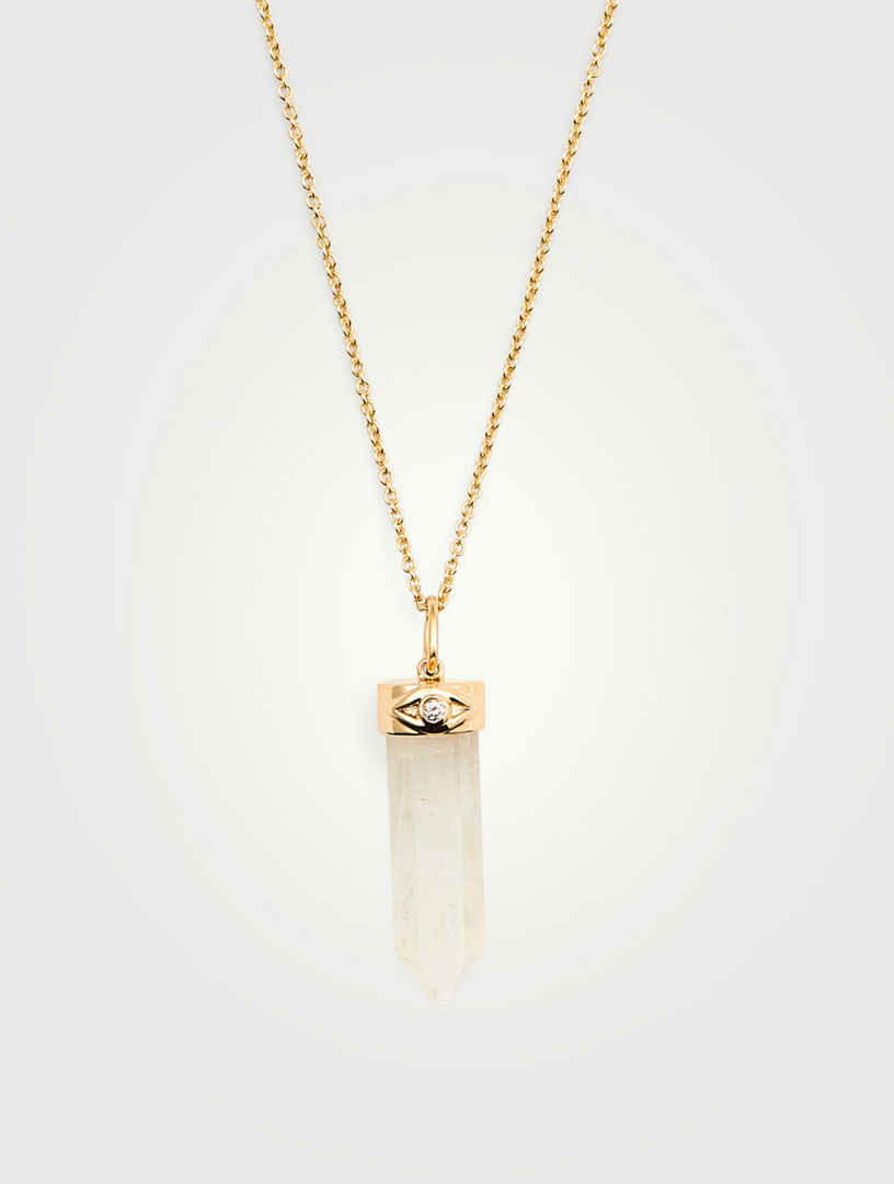 Sydney evan rose quartz outlet necklace