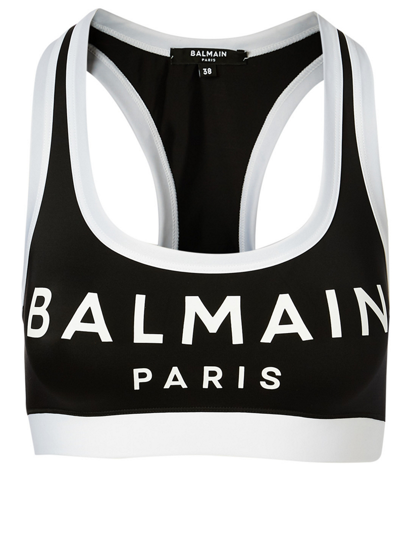 Racerback sports bra in black - Balenciaga