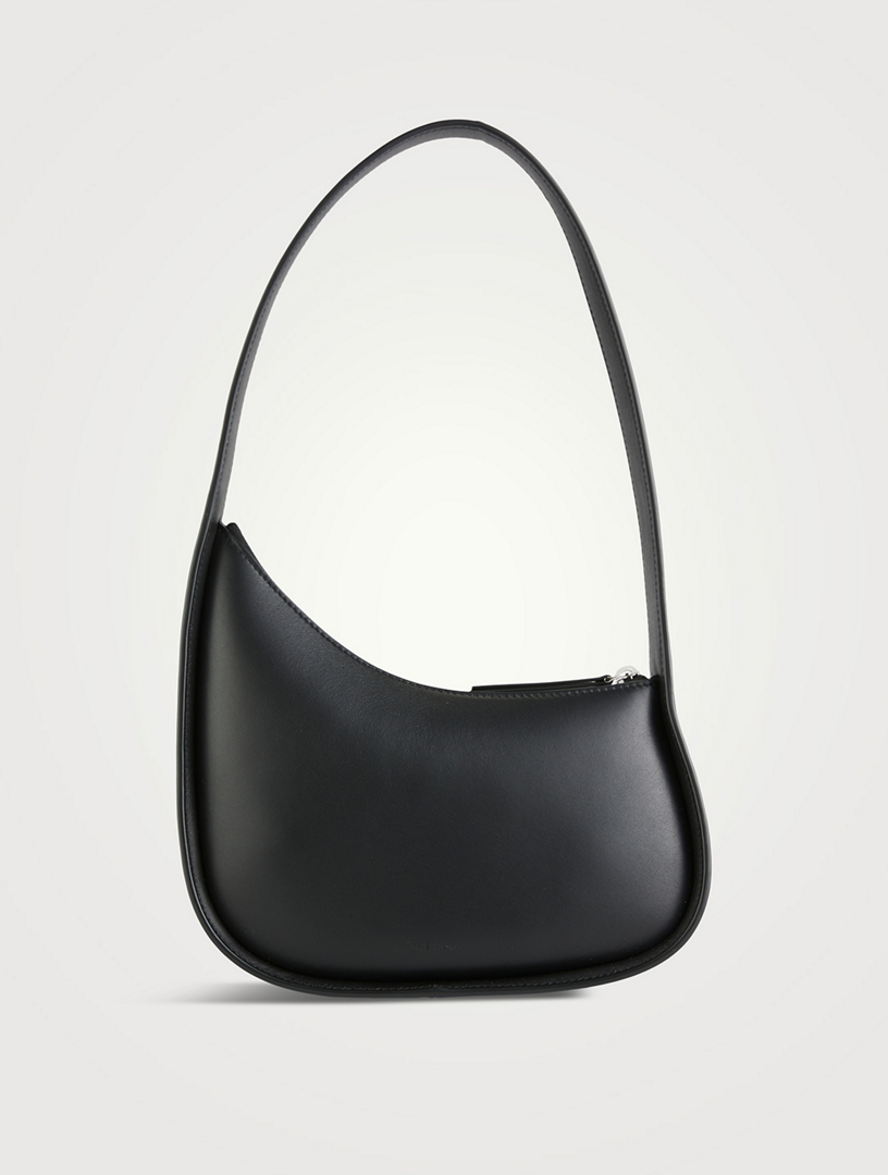 The Row, Bags, The Row Leather Half Moon Bag Black