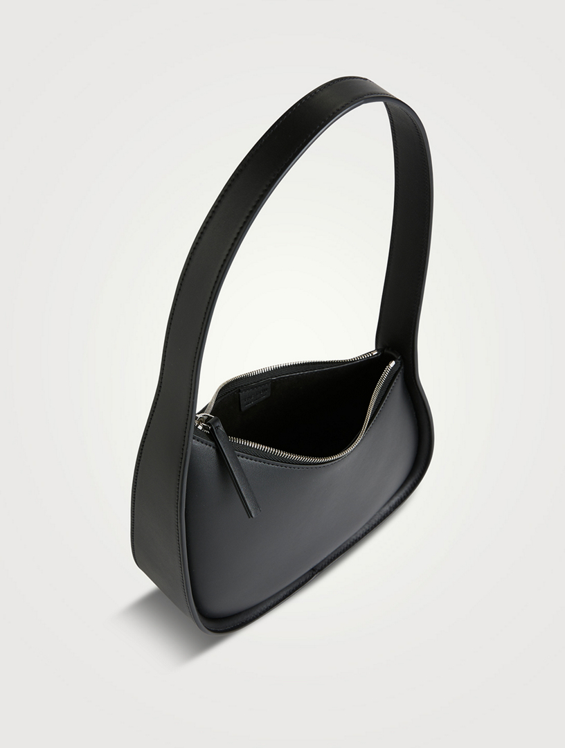 ショルダーバッグ・ポシェット RONRON HALF MOON SHOULDER BAG DOT BLACK RR25BBG4570DB THE ROW Half Moon Leather Shoulder Bag | Holt Renfrew