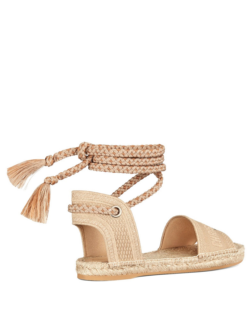 Dior granville wedge discount espadrille with laces