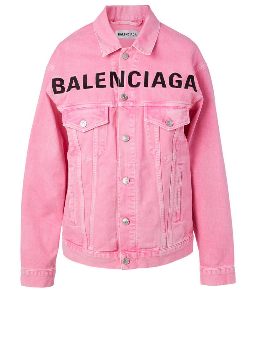 balenciaga jacket pink