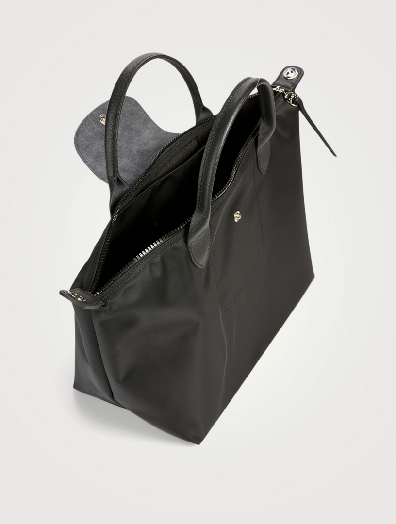 Large black Longhamp Le Pliage Neo tote