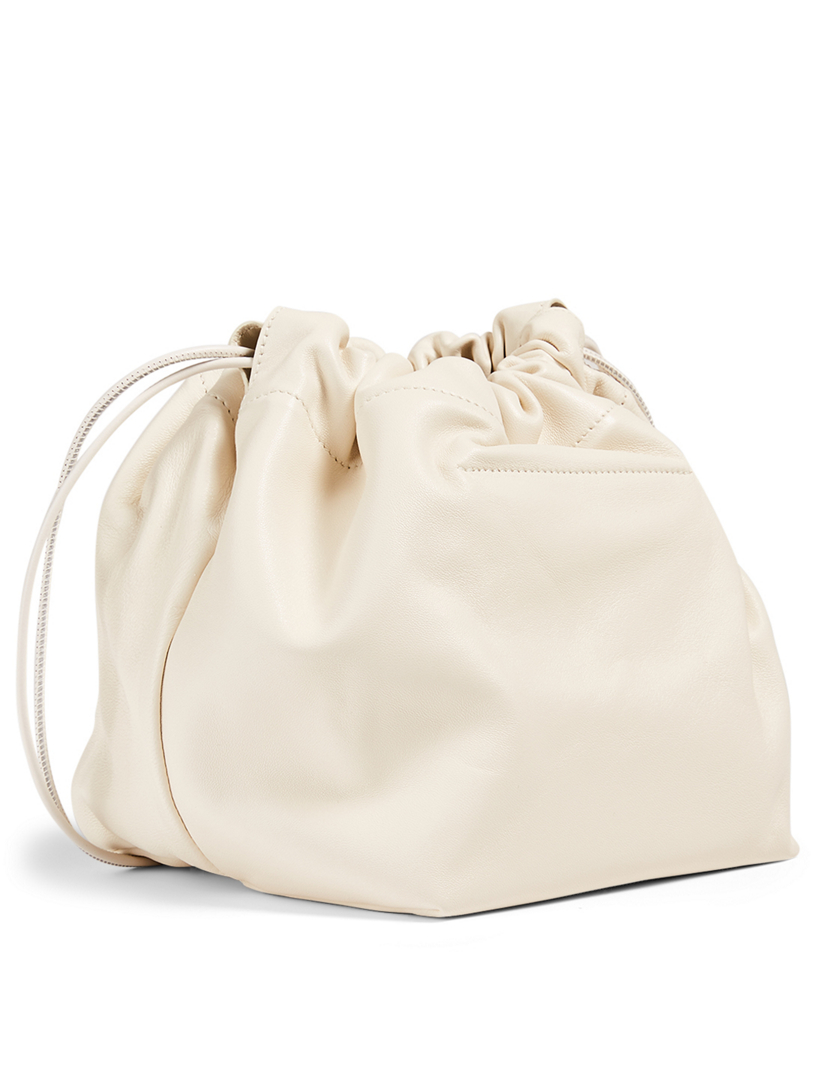 Jil sander drawstring deals small crossbody bag