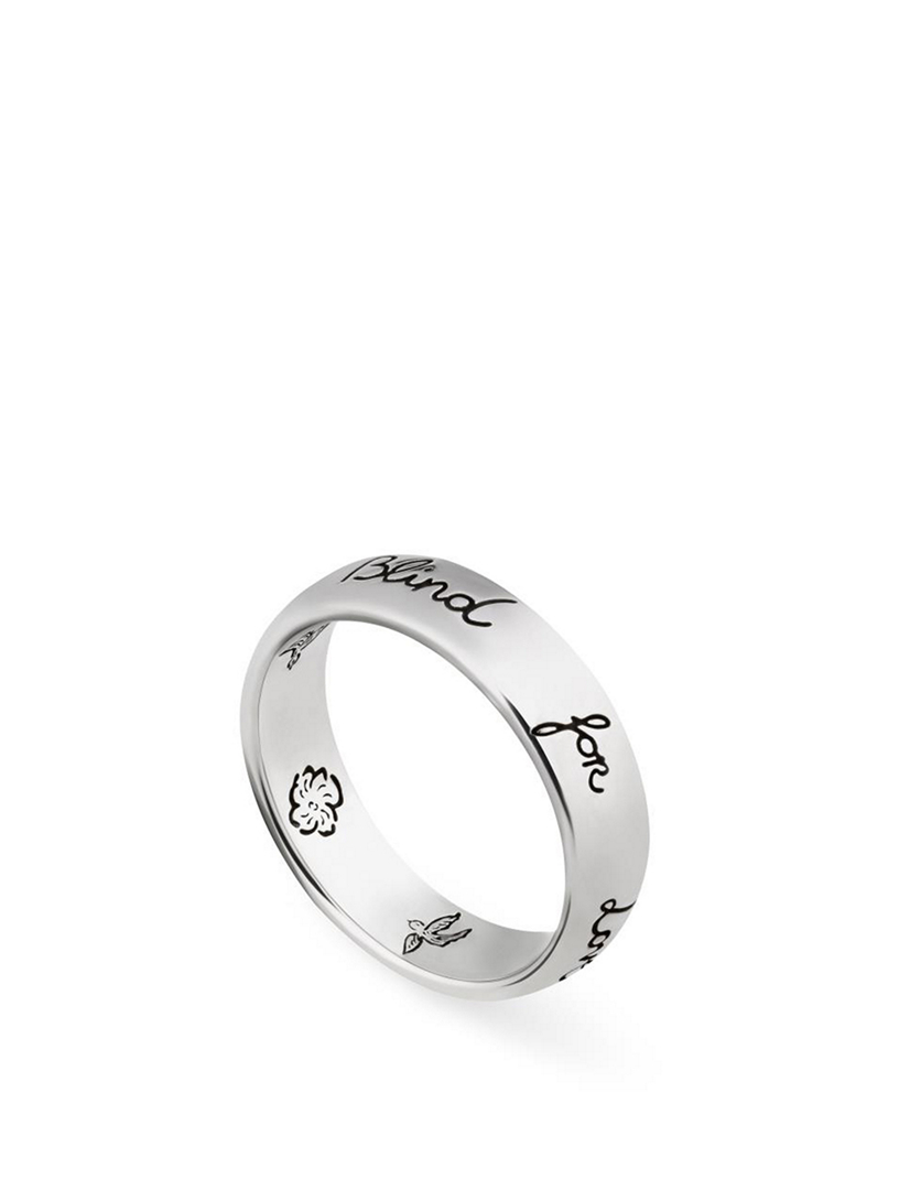 Blind For Love Sterling Silver Ring