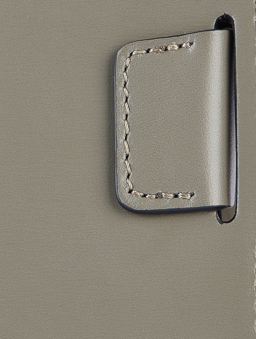 Bobby Charm Leather Bag With Strap