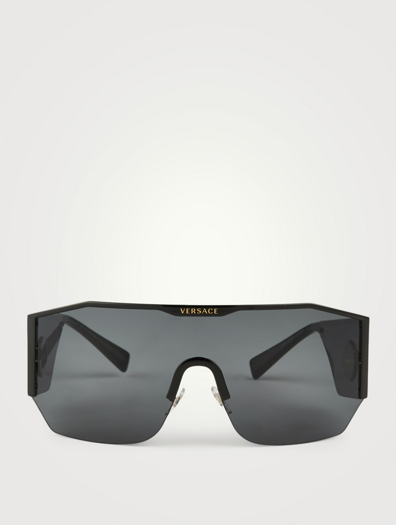 Versace Medusa Halo Shield Sunglasses Holt Renfrew 