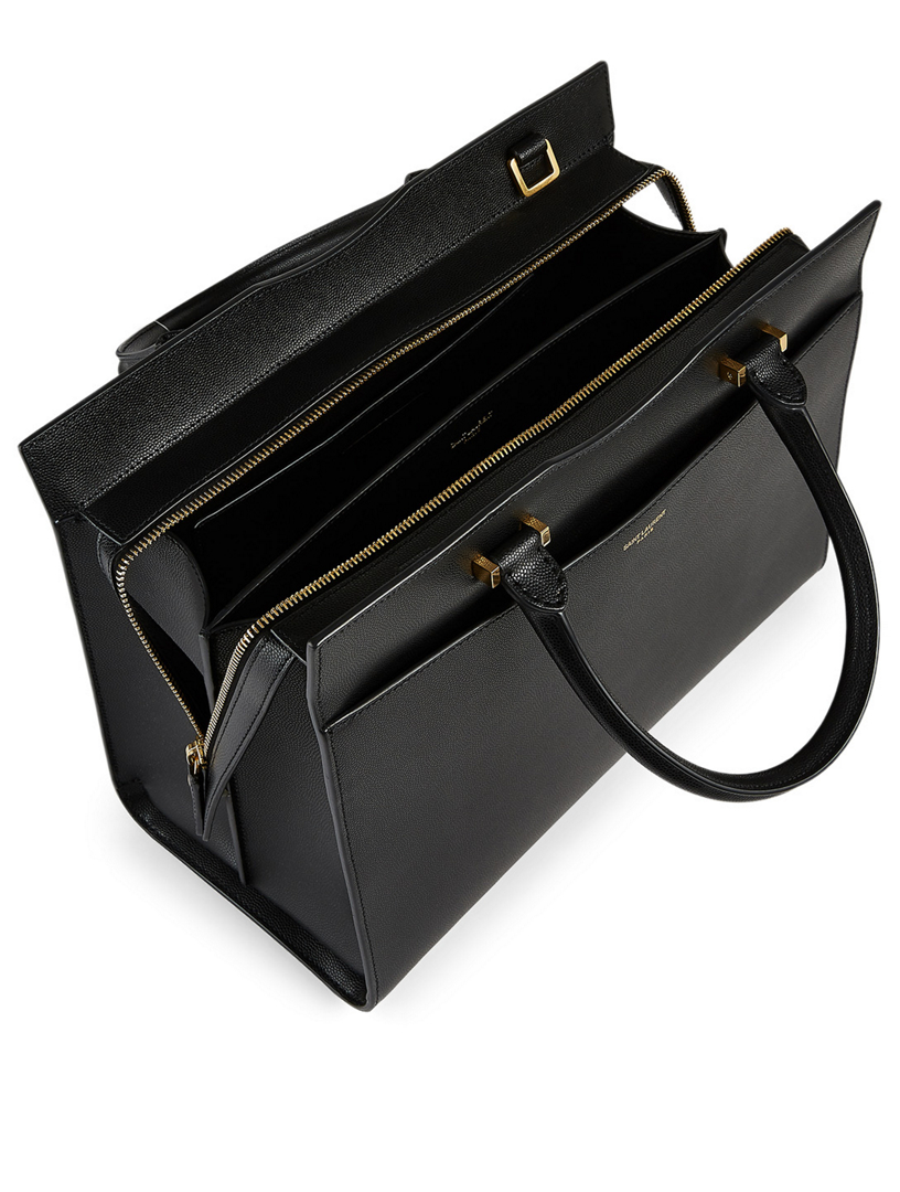 Medium Uptown YSL Monogram Leather Bag