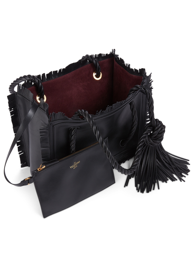 VALENTINO GARAVANI Small The Rope Leather Tote Bag Holt Renfrew