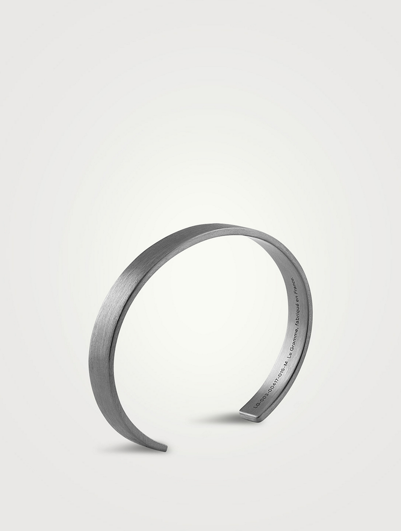 21g Brushed Sterling Silver Ribbon Bracelet