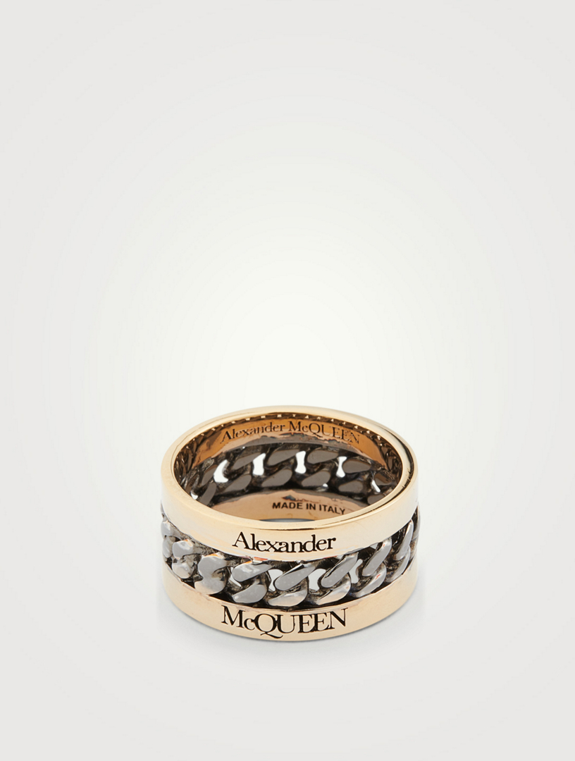 ALEXANDER MCQUEEN Chain Link Ring | Holt Renfrew