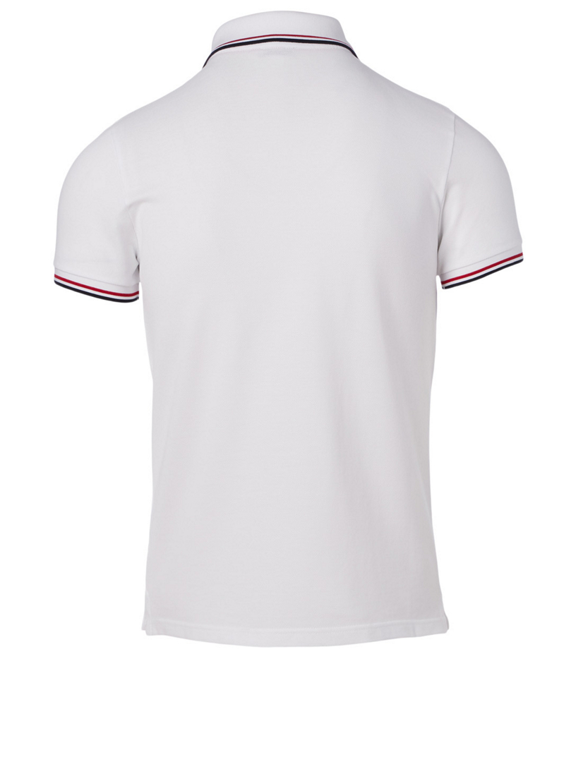 MONCLER Cotton Polo With Logo | Holt Renfrew