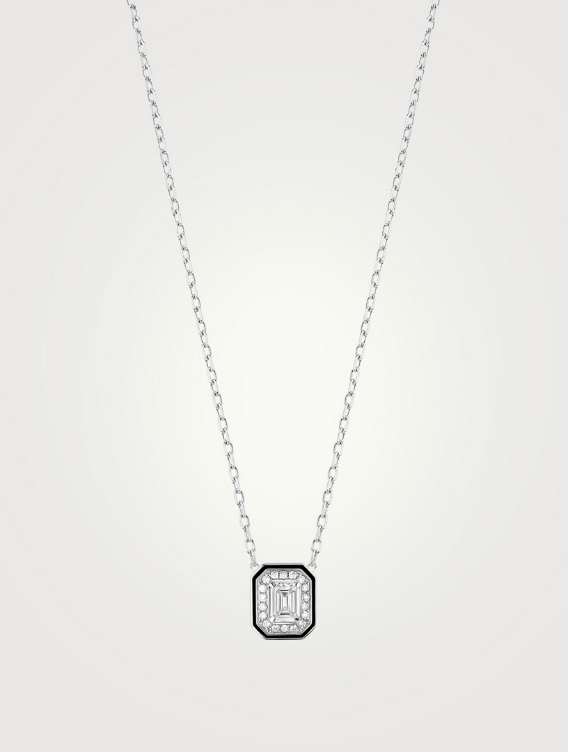 Vendôme Liseré White Gold Pendant Necklace With Diamonds