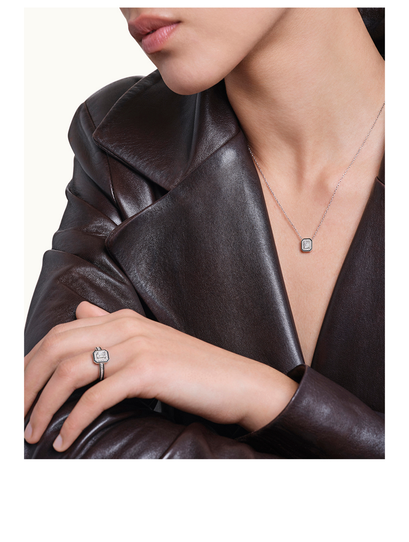 Vendôme Liseré White Gold Pendant Necklace With Diamonds