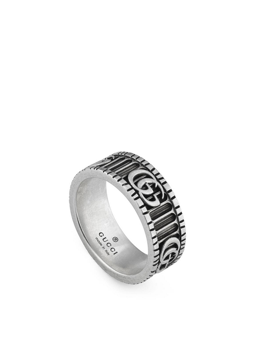 GUCCI Bague Double G en argent sterling Holt Renfrew