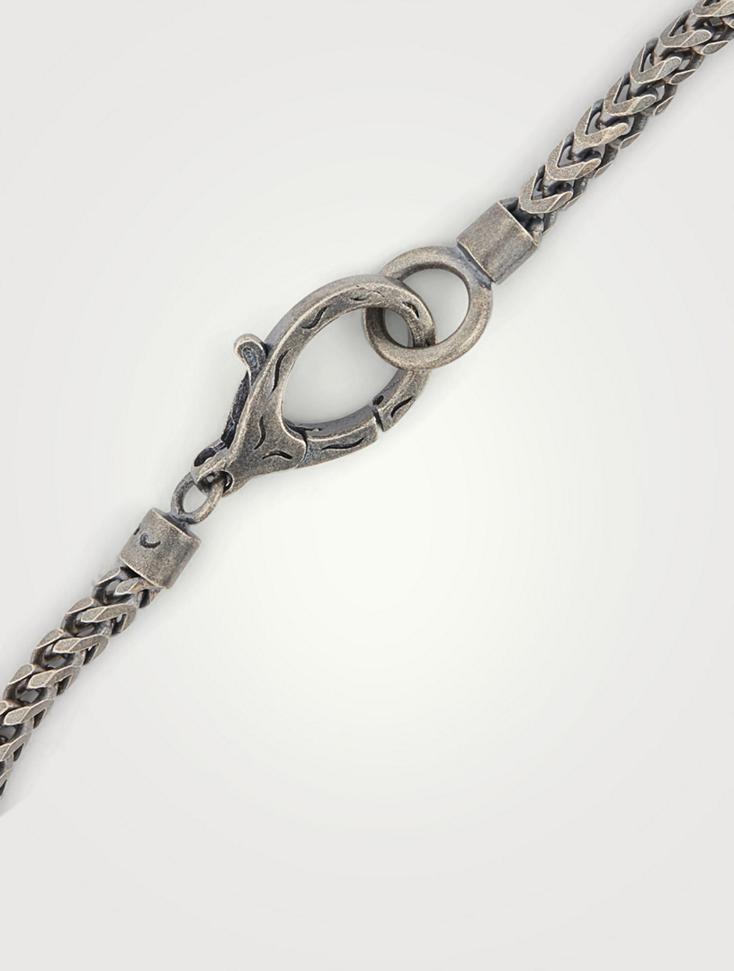 Ulysses Oxidized Silver Bracelet