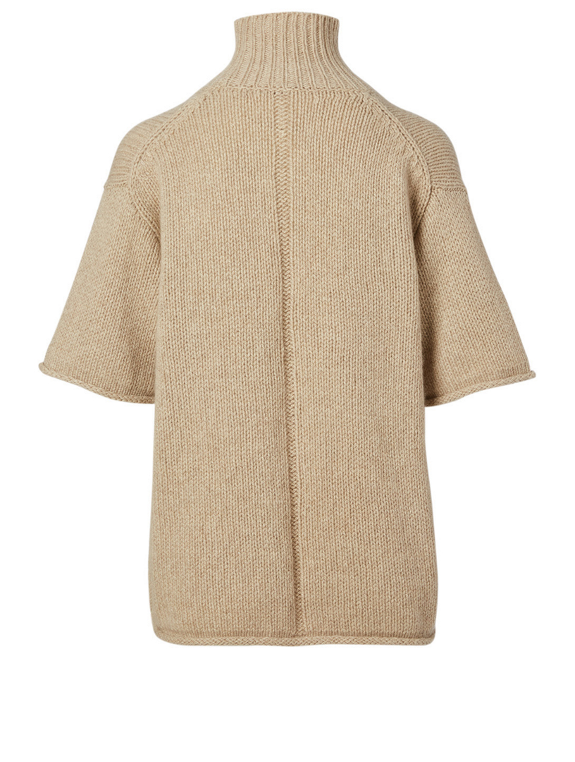 Edrik Cashmere Short-Sleeve Top