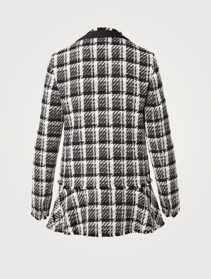 Cotton-Blend Tweed Jacket