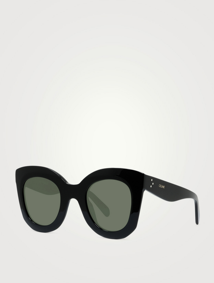 Celine rounded cat eye hot sale sunglasses