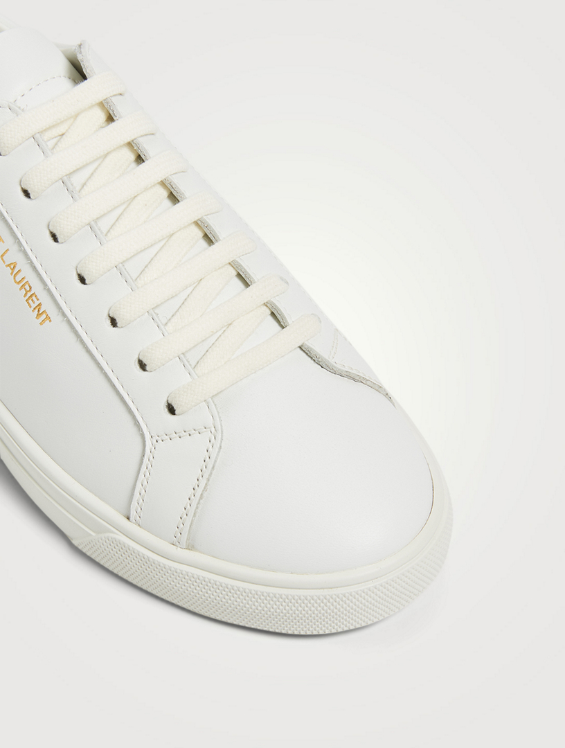 SAINT LAURENT Andy Leather Sneakers Holt Renfrew