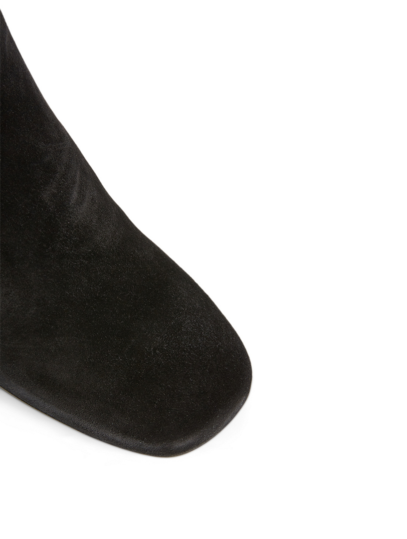Jamie Suede Heeled Knee-High Boots