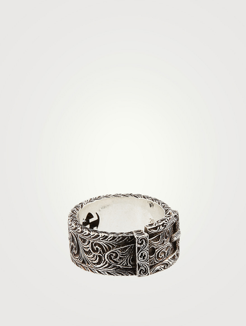 GUCCI Bague Gucci Garden en argent sterling a boucle de fantaisie Holt Renfrew