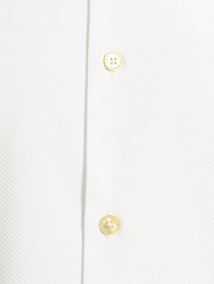 Tailored Evening Shirt With Artist Stripe Cuffs
