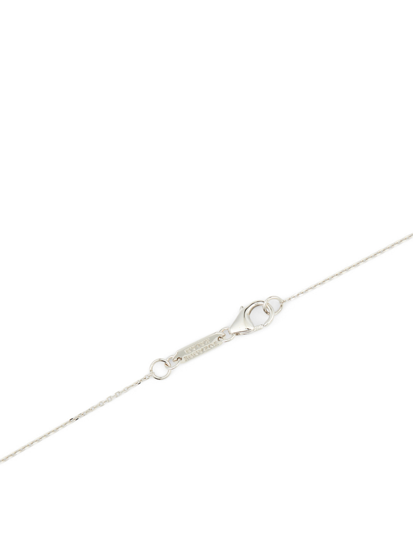 Fireworks 18K White Gold Pendant Necklace With Diamonds