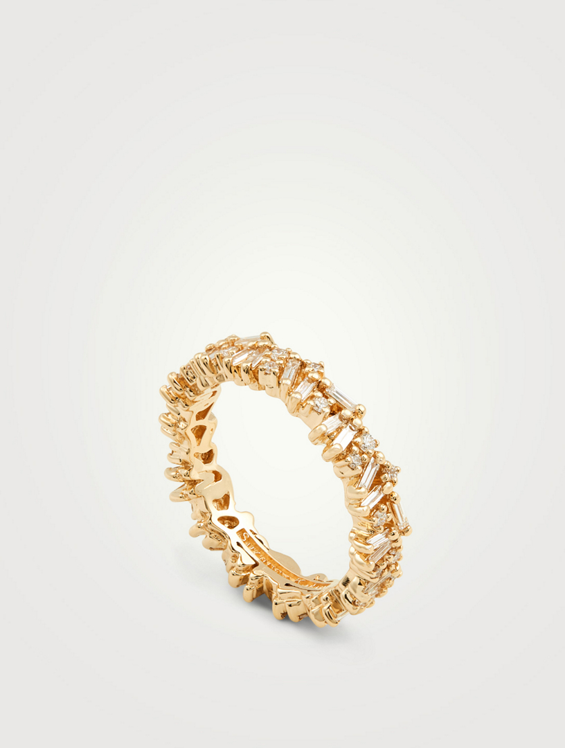 Fireworks 18K Gold Icon Eternity Band With Diamonds