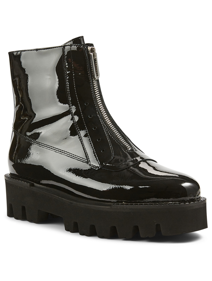 AQUATALIA Angelina Patent Leather Ankle Boots Holt Renfrew