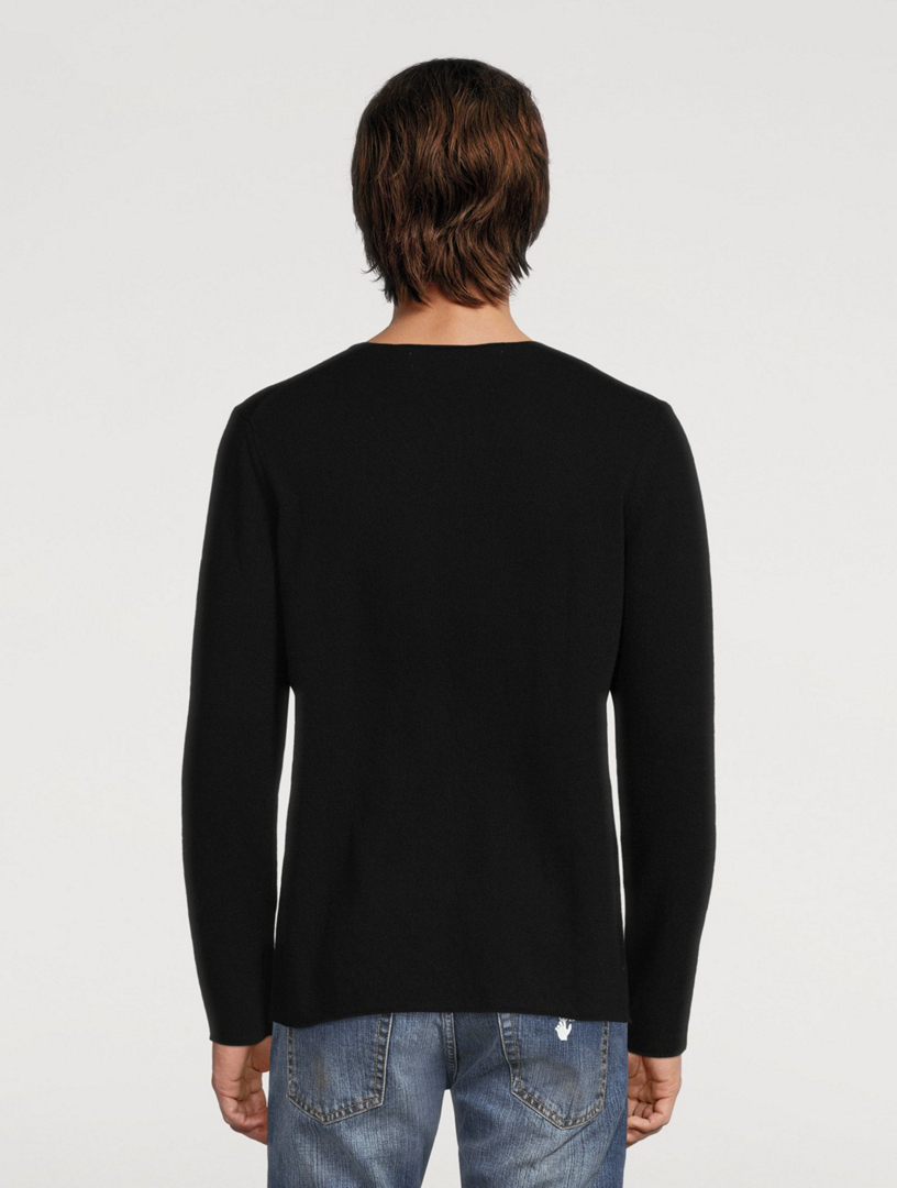 COMME DES GARÇONS PLAY Wool Long-Sleeve Sweater