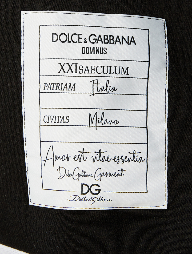 Cotton-Blend Hoodie With Logo Band