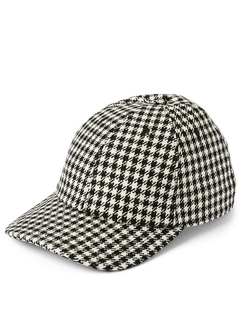 Wool Ball Cap Houndstooth
