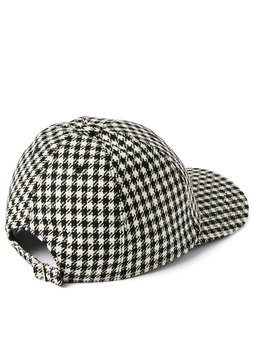 Wool Ball Cap Houndstooth