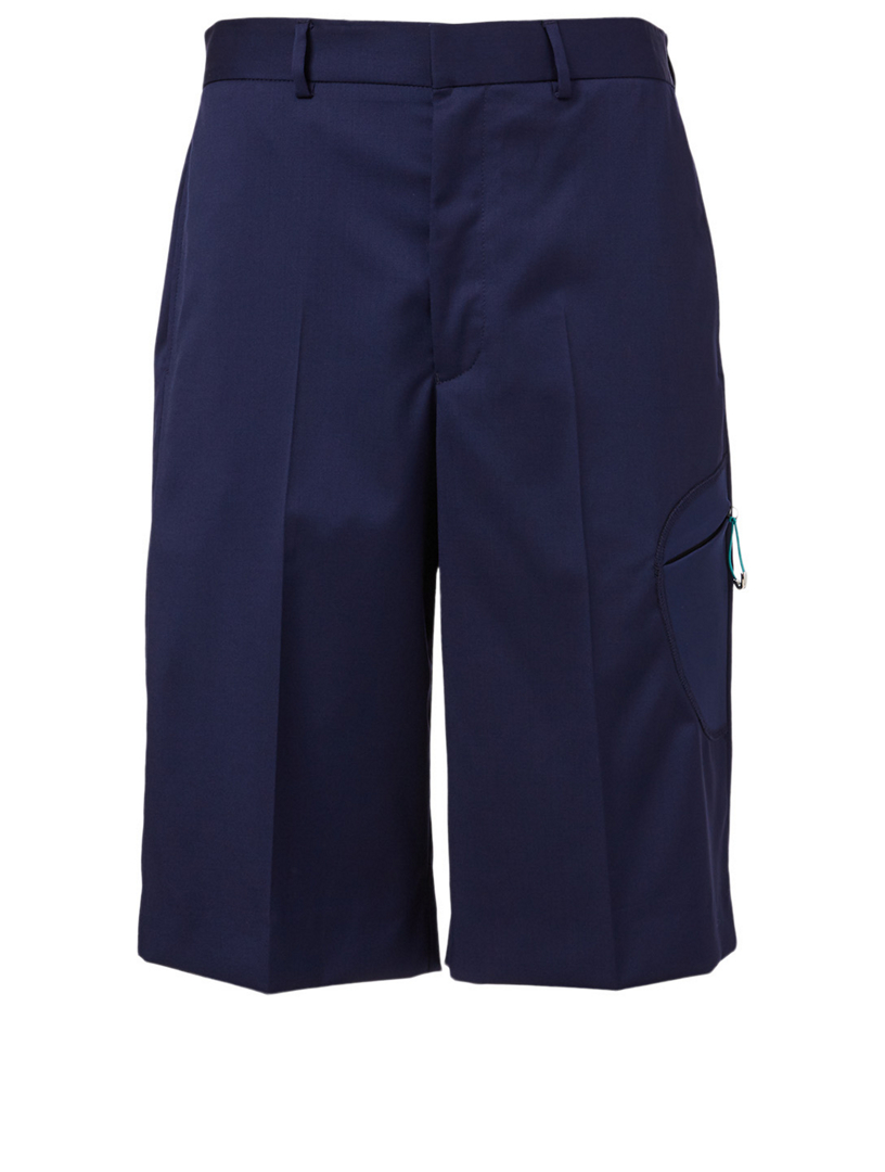Super 110 Wool Bermuda Shorts