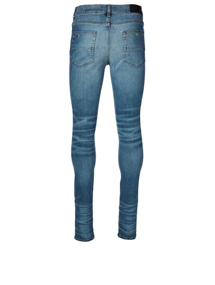 MX1 Skinny Jeans With Leather Patches