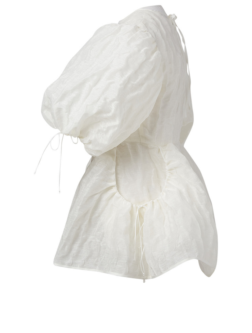 Lyra Linen And Silk Blouse