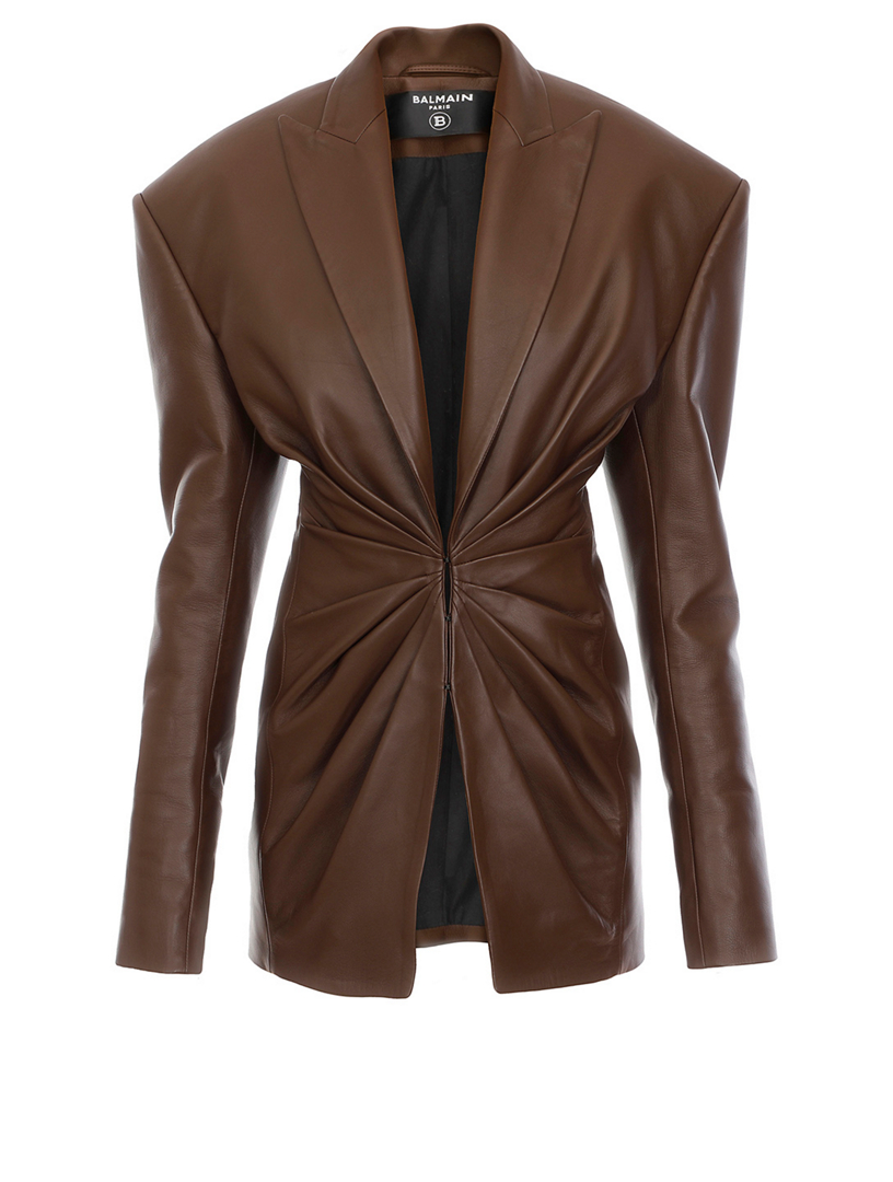 Draped blazer hot sale