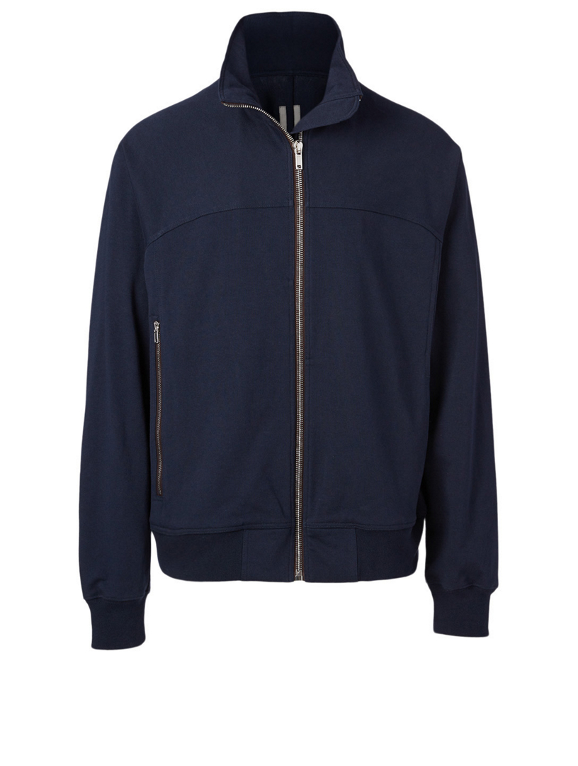 RICK OWENS Cotton Zip Track Jacket Holt Renfrew