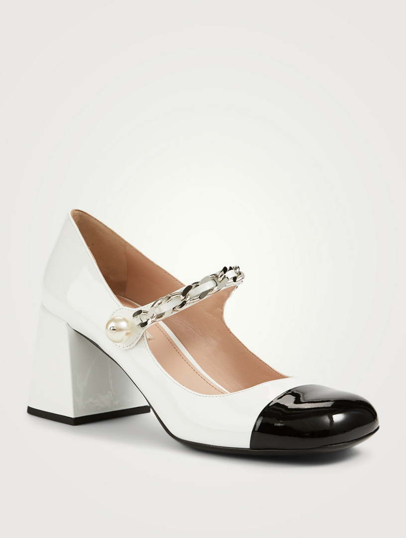 Miu miu discount mary jane flats