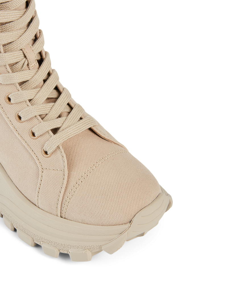 Canvas Combat Boots