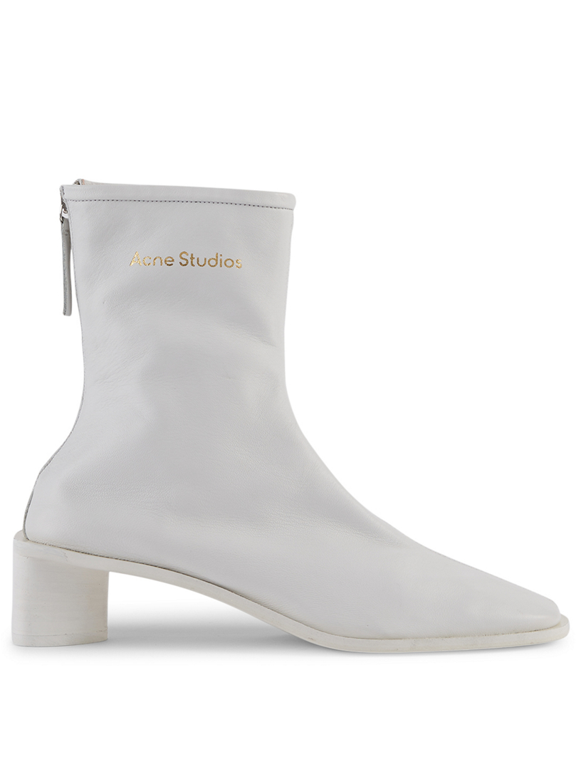 Acne studios white boots hotsell