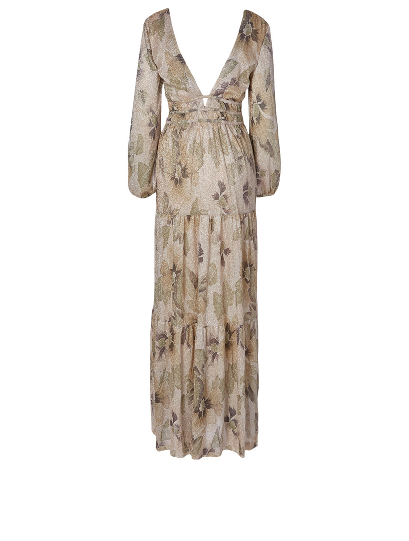 Lili Printed Long Dress