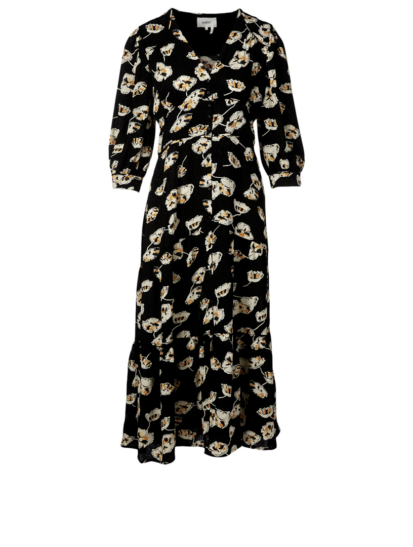 BA&SH Ullia Long Dress In Floral Print | Holt Renfrew