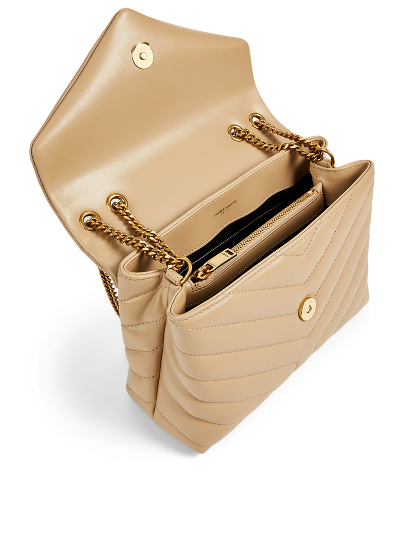 Small Loulou YSL Monogram Leather Chain Bag