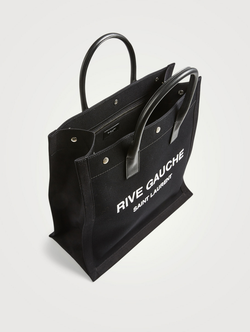 SAINT LAURENT Rive Gauche Canvas Tote Bag Holt Renfrew