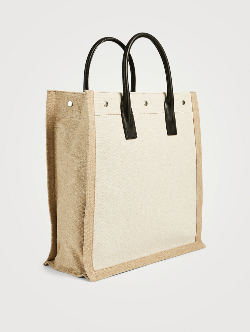 rive gauche tote in canvas