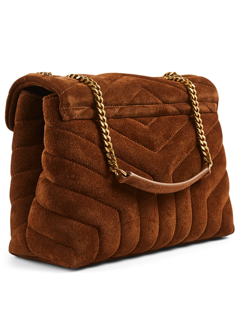 Small Loulou YSL Monogram Leather Chain Bag