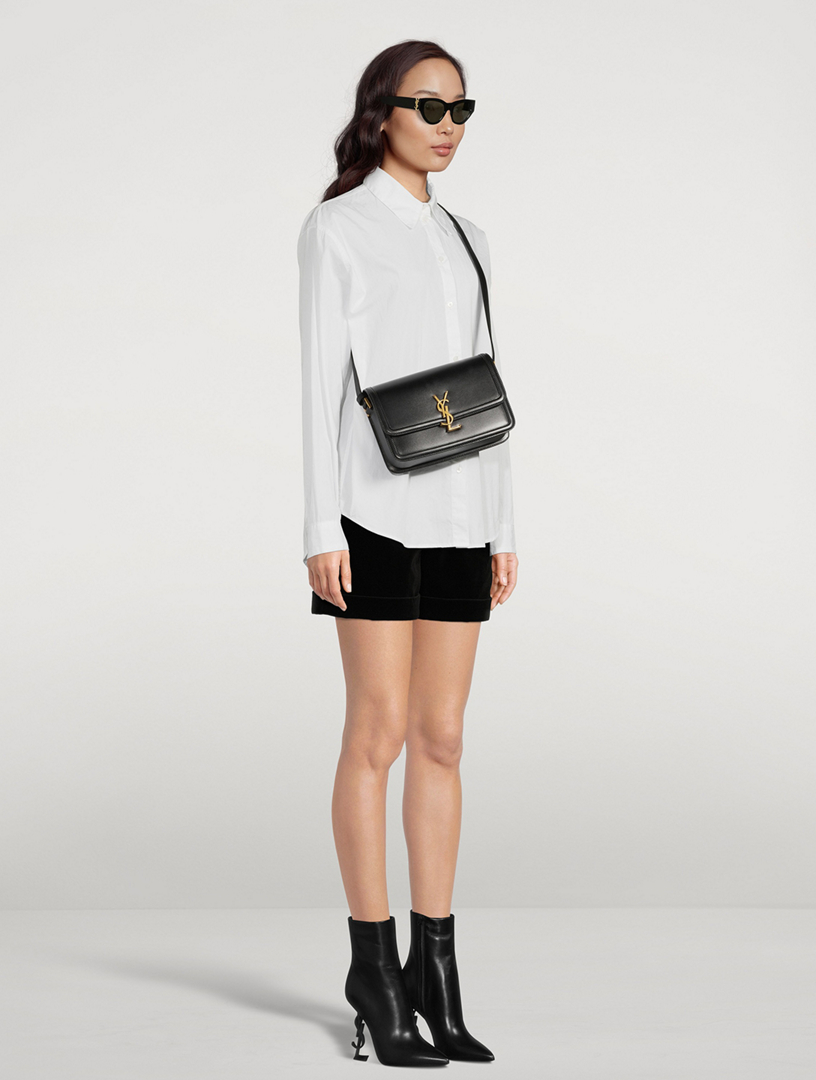 ショルダーバッグ・ポシェット Saint Laurent Solferino Medium Shoulder Bag In Box Leather SOLFERINO MEDIUM SATCHEL IN SMOOTH LEATHER | Saint Laurent